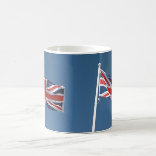 イギリスのユニオン・ジャック統一された国旗 コーヒーマグカップ (中央)