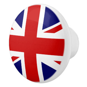 イギリスのユニオン・ジャック統一された国旗 セラミックノブ