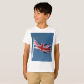イギリスのユニオン・ジャック統一された国旗 Tシャツ (正面フル)