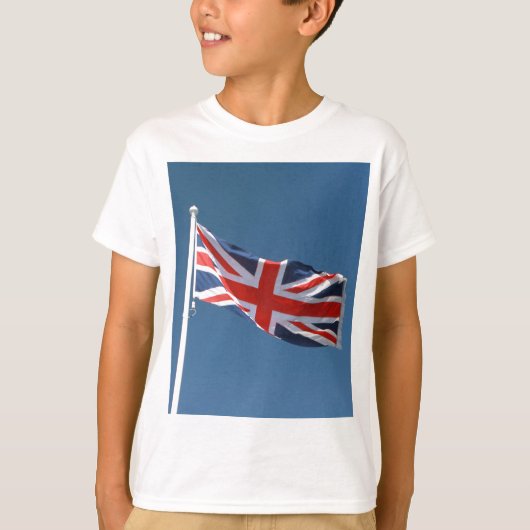 イギリスのユニオン・ジャック統一された国旗 Tシャツ (正面)