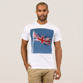 イギリスのユニオン・ジャック統一された国旗 Tシャツ (正面フル)