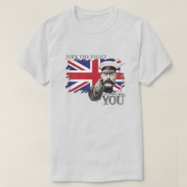 イギリスのユニオン・ジャック・メンズ・ベーシックTシャツ Tシャツ
