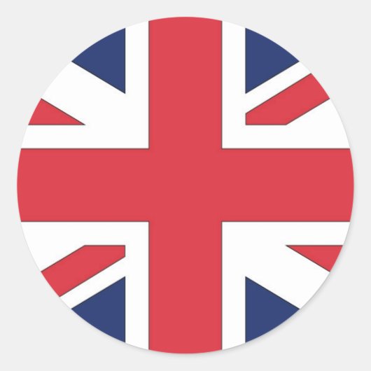イギリスのユニオン・ジャック/ユニオ統一されたン国旗 ラウンドシール (正面)
