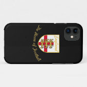 イギリスのライオン、フットボール(サッカー)のバッジの家 Case-Mate iPhoneケース (裏面(横))