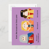 イギリスのリチャード王ポストカード シーズンポストカード (正面/裏面)