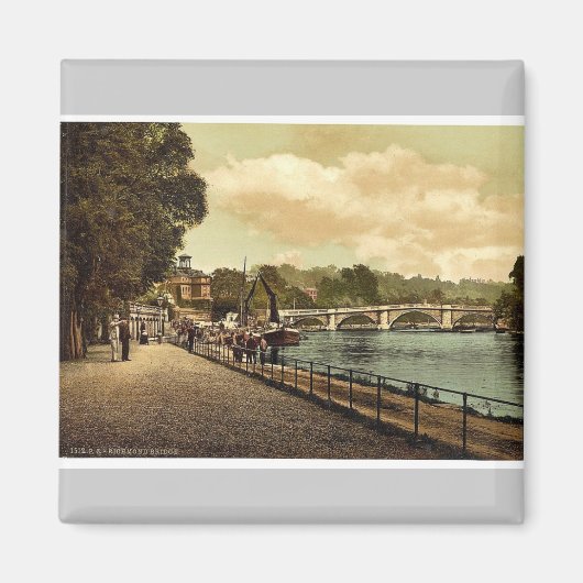 イギリスのリッチモンド、橋、ロンドンと郊外 マグネット (正面)
