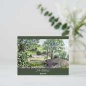 イギリスのレイク・ディストリクト、ティルミヤの近くの農家 ポストカード (スタンド正面)