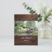 イギリスのレイク・ディストリクト、ティルミヤの近くの農家 ポストカード (スタンド正面)