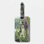 イギリスのレイク・ディストリクト、ティルミヤの近くの農家 ラゲッジタグ (裏面縦)