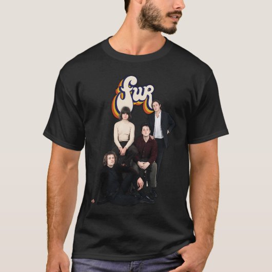 イギリスのロック ファー Tシャツ (正面)