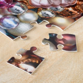 イギリスのロンドンでロブスターとクリスマスボール ジグソーパズル (側面)