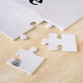 イギリスのロンドンで有名な赤のダブルデッカーバスの写真、 ジグソーパズル (側面)