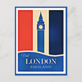 イギリスのロンドンを訪れる ポストカード (正面)