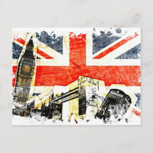 イギリスのロンドンポストカード ポストカード