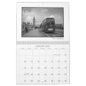 イギリスのロンドン – 2025年カレンダー カレンダー (1月 2027)