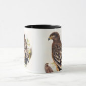 イギリスのワシのジョン斑点を付けられたGouldの鳥 マグカップ (中央)