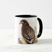 イギリスのワシのジョン斑点を付けられたGouldの鳥 マグカップ (正面右)