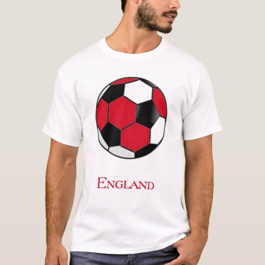 イギリスのワールドカップのサッカーのTシャツ Tシャツ (正面)
