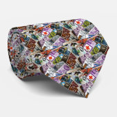 イギリスのヴィンテージのスタンプのタイ ネクタイ (ロール)