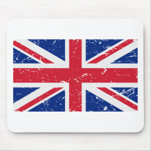 イギリスのヴィンテージの旗 マウスパッド