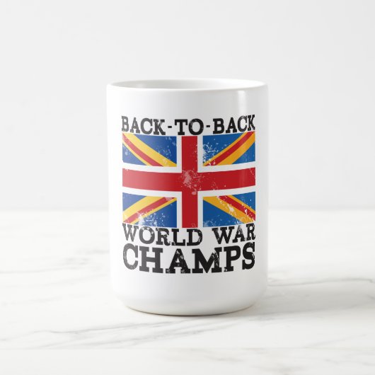 イギリスの世界大戦勝利 コーヒーマグカップ (中央)