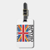 イギリスの世界大戦勝利 ラゲッジタグ (正面縦)