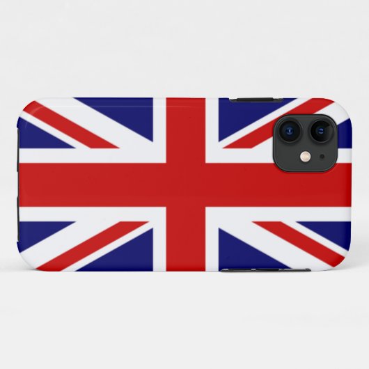 イギリスの伝統的な国旗 ユニオンチャック Case-Mate iPhoneケース (裏面(横))