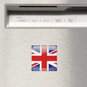 イギリスの光沢国旗 マグネット (インサイチュ (食洗機))