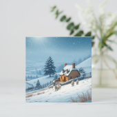 イギリスの冬の風景 シーズンカード (スタンド正面)