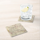 イギリスの北アメリカ5 スクエアペーパーコースター (インサイチュ)