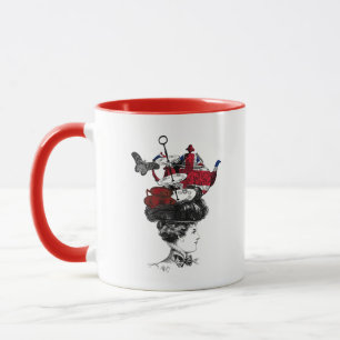 イギリスの午後のお茶の帽子 マグカップ