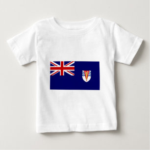 イギリスの南極Territoの政府の旗 ベビーTシャツ