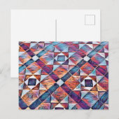 イギリスの古いタイルの床 ポストカード (正面/裏面)