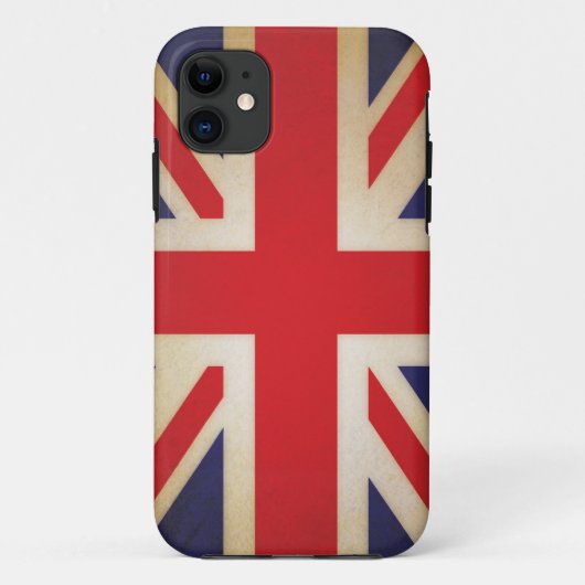イギリスの古い旗 Case-Mate iPhoneケース (裏面)