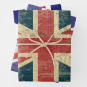 イギリスの各種ユニオン統一されたジャック国旗 ラッピングペーパーシート (インサイチュ)