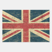 イギリスの各種ユニオン統一されたジャック国旗 ラッピングペーパーシート (正面)
