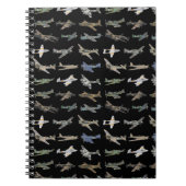 イギリスの各種第2次世界大戦飛行機 ノートブック (正面)