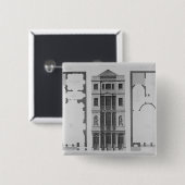 イギリスの喫茶店の高度 缶バッジ (正面&裏面)