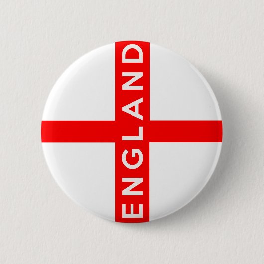 イギリスの国旗のイギリスの記号の名前の文字 缶バッジ (正面)