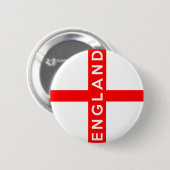 イギリスの国旗のイギリスの記号の名前の文字 缶バッジ (正面&裏面)