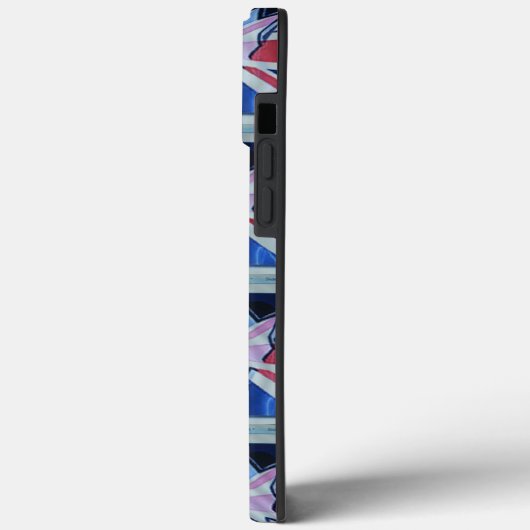 イギリスの国旗の色をカスタマイズしよう Case-Mate iPhoneケース (裏面 / 左)