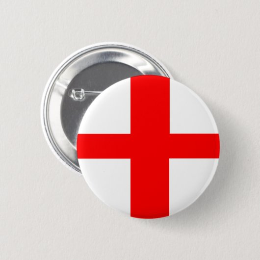 イギリスの国旗の長い記号の英国の一流の文字 缶バッジ (正面&裏面)