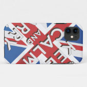 イギリスの国旗のKeep Calm and Carry On Case-Mate iPhoneケース (裏面(横))