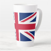 イギリスの国旗 カフェラテマグ (右アングル)