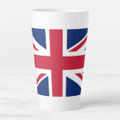 イギリスの国旗 カフェラテマグ (正面)