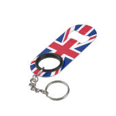 イギリスの国旗 キーホルダー栓抜き (裏面アングル)