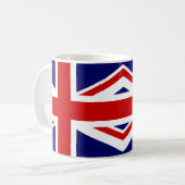 イギリスの国旗 コーヒーマグカップ (正面左)
