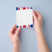 イギリスの国旗 チラシ (手)