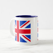 イギリスの国旗 ツートーンマグカップ (正面左)