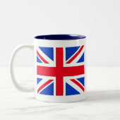 イギリスの国旗 ツートーンマグカップ (左)